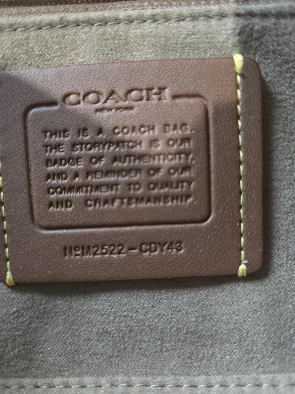 Coach Blush Pink Floral Appliqué Leather Shoulder Bag - Picture 2 of 4